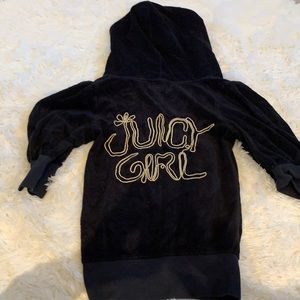 Juicy Couture Terry Cloth Short Sleeves Hoodie